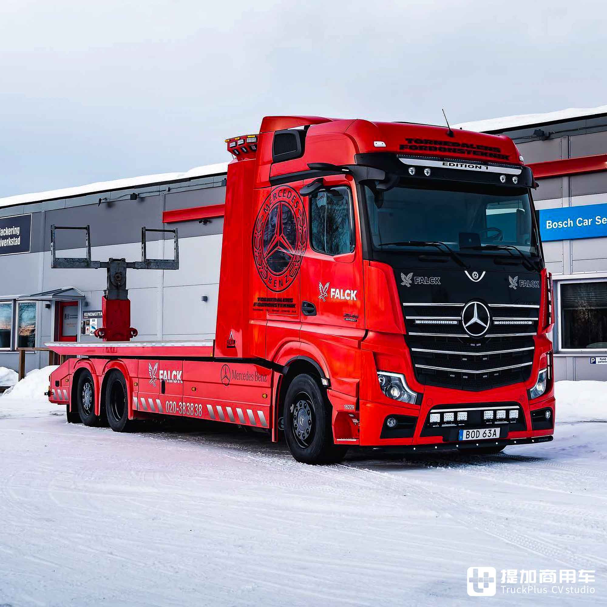 全球限量400台,爆改强大外观,奔驰Actros Edition 1清障车实拍 - 第9张 - 提加商用车网 全球限量400台,爆改强大外观,奔驰Actros Edition 1清障车实拍 - 第9张