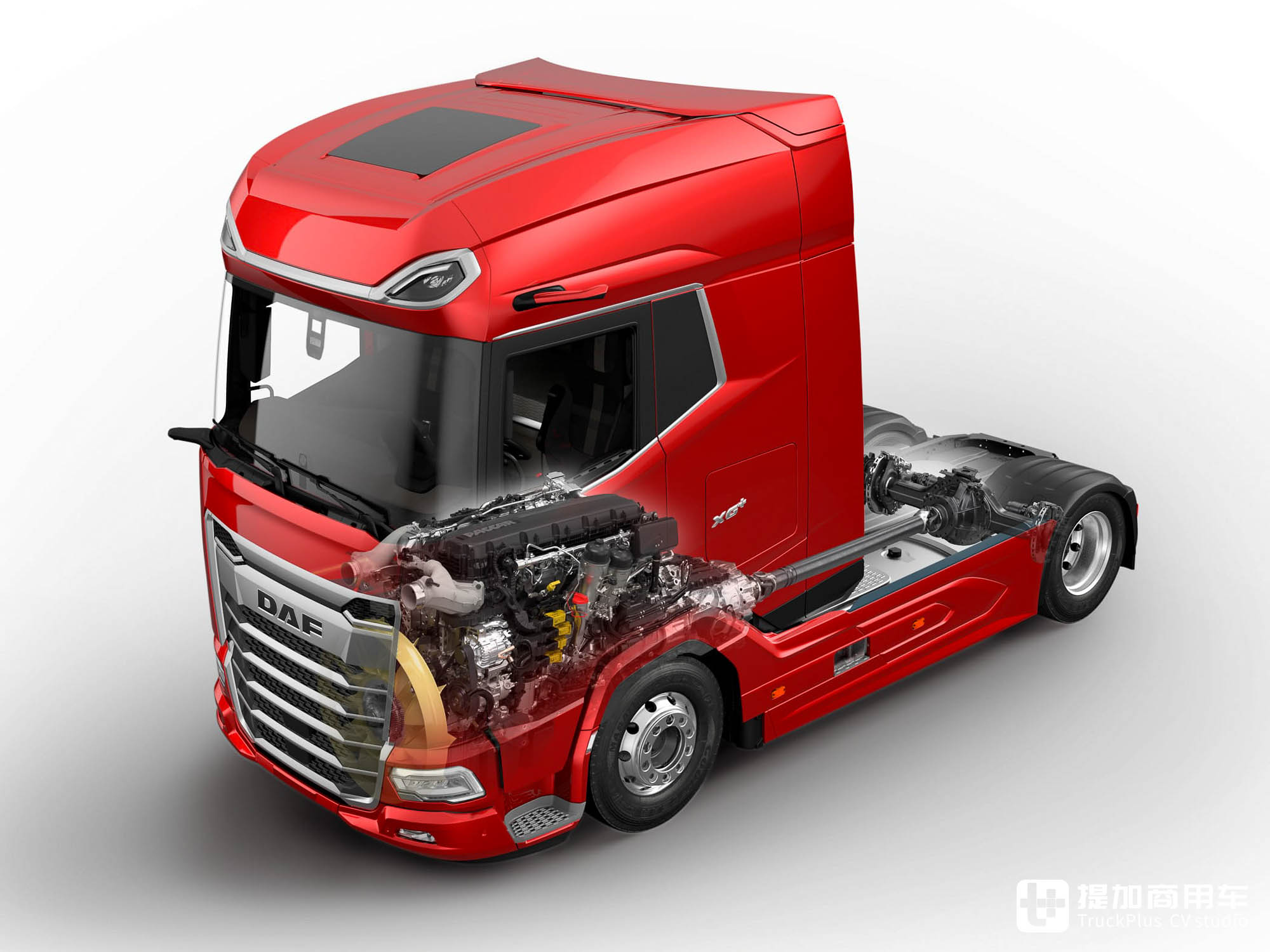 米勒循环柴油机+超小速比后桥,油耗再降3%,新一代达夫卡车来袭,实力几何? - 第9张 - 提加商用车网 米勒循环柴油机+超小速比后桥,油耗再降3%,新一代达夫卡车来袭,实力几何? - 第9张