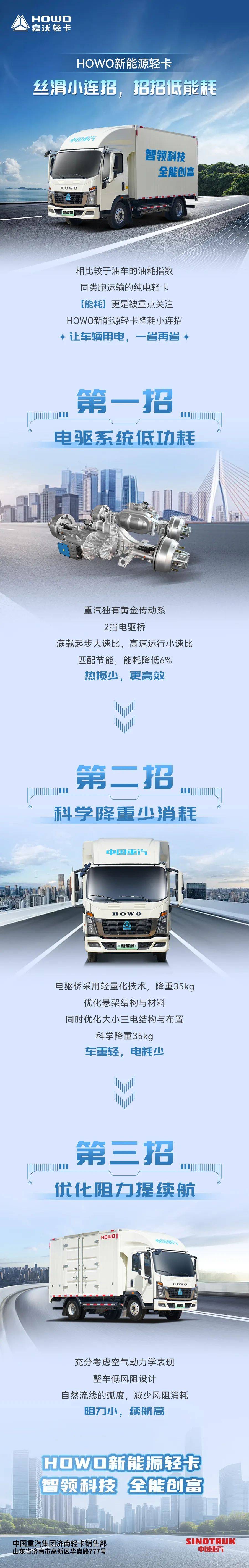 中国重汽HOWO新能源轻卡：丝滑小连招，招招低能耗！ - 第1张
