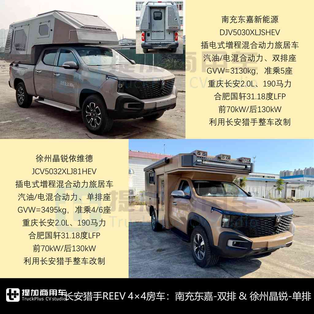 N类卡车房车扩大领先，小宿营/中重型房车成最大赢家，2024全年暨2025年1月期商旅类公示新产品盘点（上） - 第8张