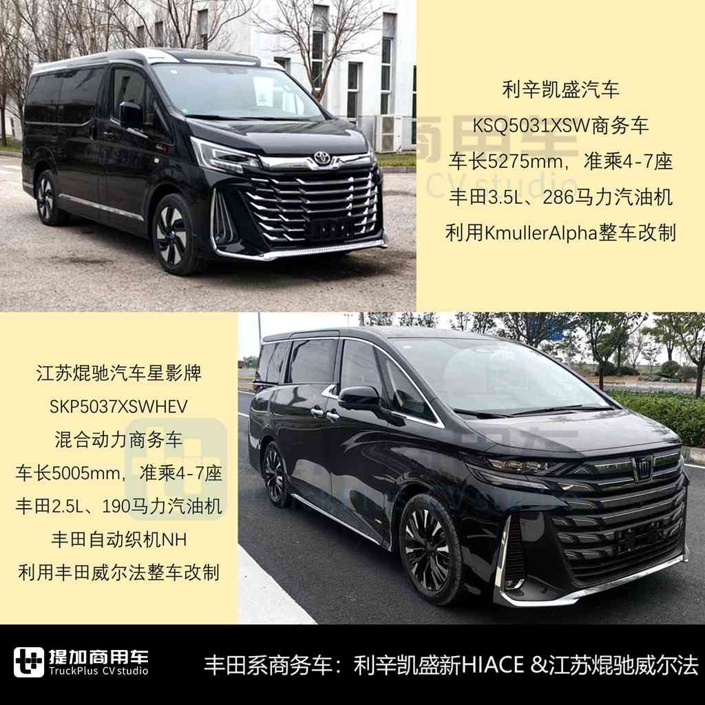 小宿营类轻客独领风骚，威尔法首度亮相，2024全年暨2025年1月期商旅类新车公示盘点（下） - 第9张