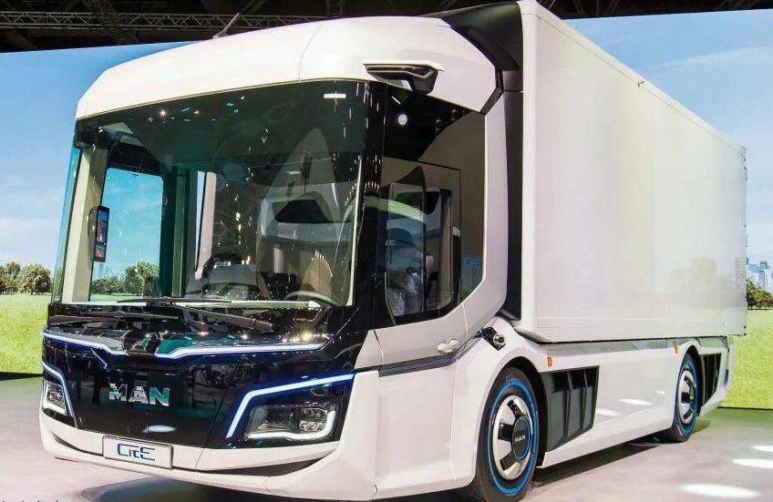 低入口驾驶室+纯电驱动,为未来城市配送而生,回顾曼恩CitE概念车