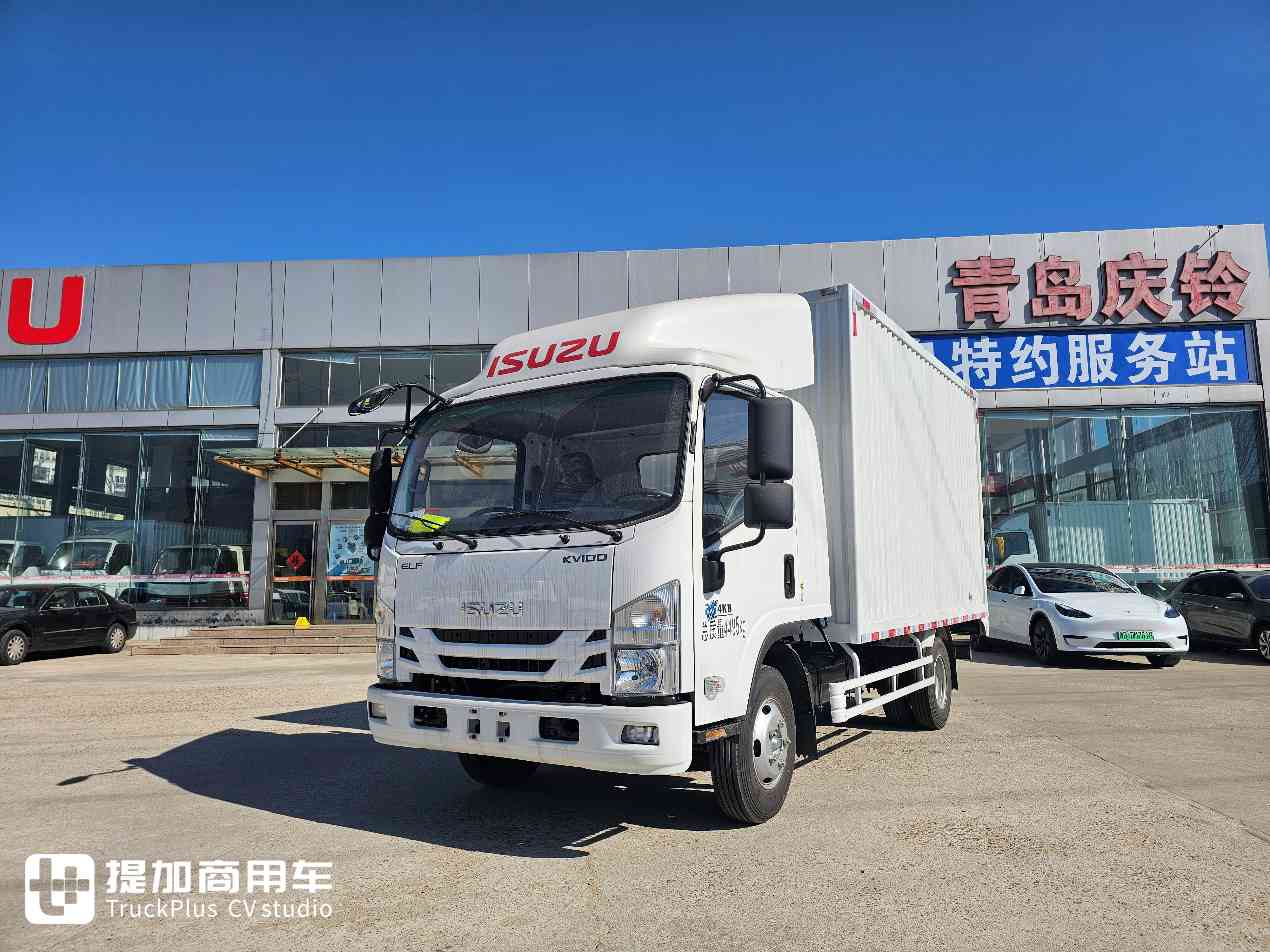 全新4KB1发动机,还有大屏内饰,庆铃五十铃KV100排半轻卡实拍 - 第1张 - 提加商用车网 全新4KB1发动机,还有大屏内饰,庆铃五十铃KV100排半轻卡实拍 - 第1张