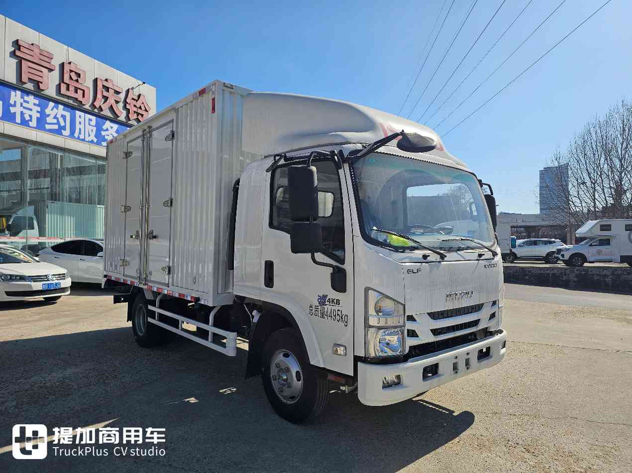 全新4KB1发动机,还有大屏内饰,庆铃五十铃KV100排半轻卡实拍 - 第17张 - 提加商用车网 全新4KB1发动机,还有大屏内饰,庆铃五十铃KV100排半轻卡实拍 - 第17张