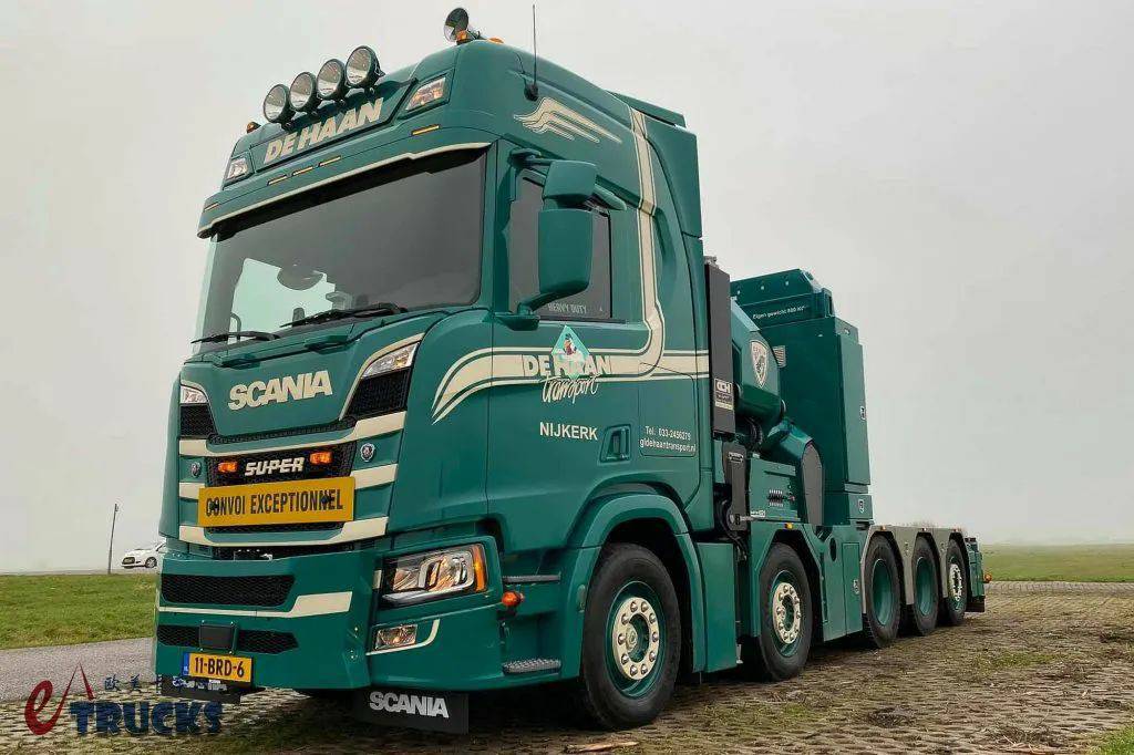 五轴10×4提升桥底盘,还能秒变牵引车,斯堪尼亚R540随车吊实拍 - 第2张 - 提加商用车网 五轴10×4提升桥底盘,还能秒变牵引车,斯堪尼亚R540随车吊实拍 - 第2张