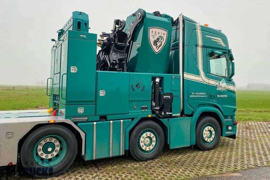 五轴10×4提升桥底盘,还能秒变牵引车,斯堪尼亚R540随车吊实拍 - 第11张 - 提加商用车网 五轴10×4提升桥底盘,还能秒变牵引车,斯堪尼亚R540随车吊实拍 - 第11张