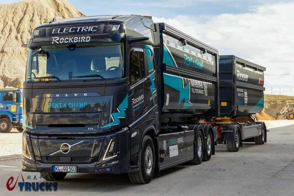 低风阻车身+零排放电驱动,最大马力666匹?沃尔沃FH Aero Electric纯电动拉臂钩自卸车实拍 - 第12张 - 提加商用车网 低风阻车身+零排放电驱动,最大马力666匹?沃尔沃FH Aero Electric纯电动拉臂钩自卸车实拍 - 第12张