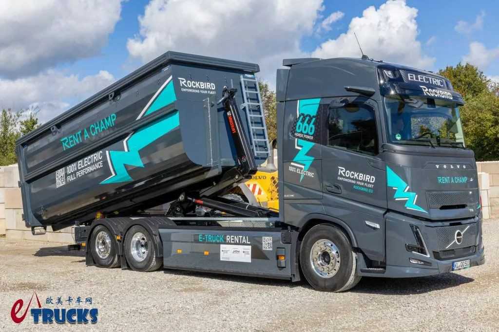 低风阻车身+零排放电驱动,最大马力666匹?沃尔沃FH Aero Electric纯电动拉臂钩自卸车实拍 - 第15张 - 提加商用车网 低风阻车身+零排放电驱动,最大马力666匹?沃尔沃FH Aero Electric纯电动拉臂钩自卸车实拍 - 第15张