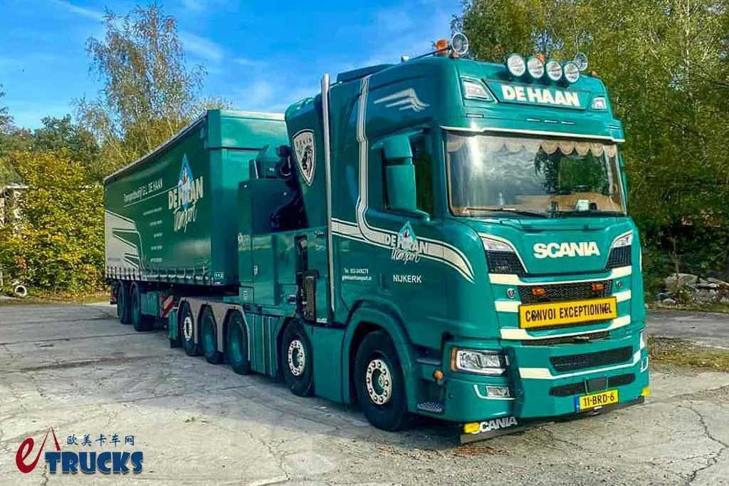 五轴10×4提升桥底盘,还能秒变牵引车,斯堪尼亚R540随车吊实拍 - 第19张 - 提加商用车网 五轴10×4提升桥底盘,还能秒变牵引车,斯堪尼亚R540随车吊实拍 - 第19张