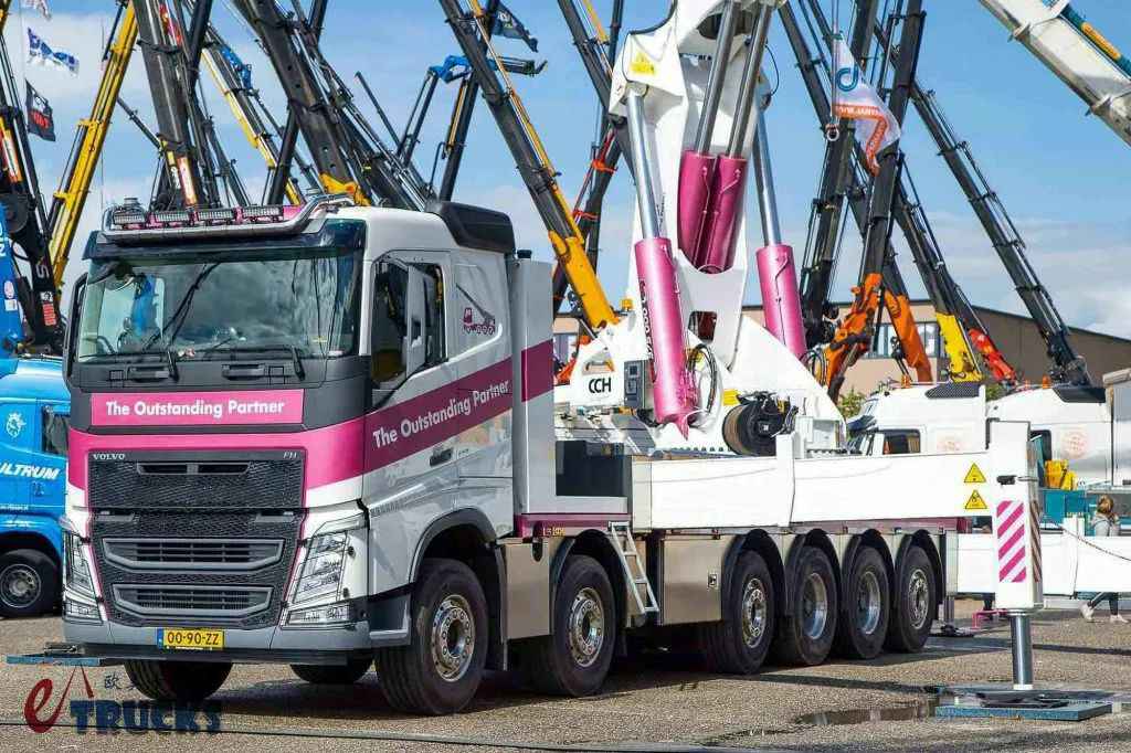 六轴12×4底盘，搭载375吨·米起重机，沃尔沃FH六轴吊车实拍 - 第20张