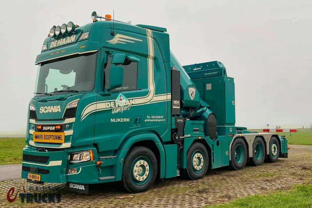 五轴10×4提升桥底盘,还能秒变牵引车,斯堪尼亚R540随车吊实拍 - 第3张 - 提加商用车网 五轴10×4提升桥底盘,还能秒变牵引车,斯堪尼亚R540随车吊实拍 - 第3张