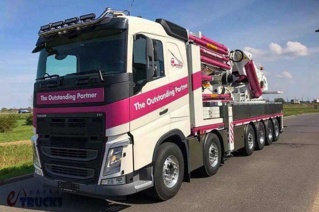 六轴12×4底盘，搭载375吨·米起重机，沃尔沃FH六轴吊车实拍 - 第3张