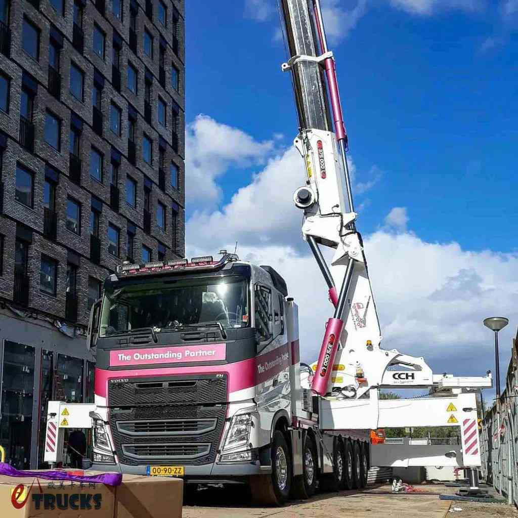 六轴12×4底盘，搭载375吨·米起重机，沃尔沃FH六轴吊车实拍 - 第21张