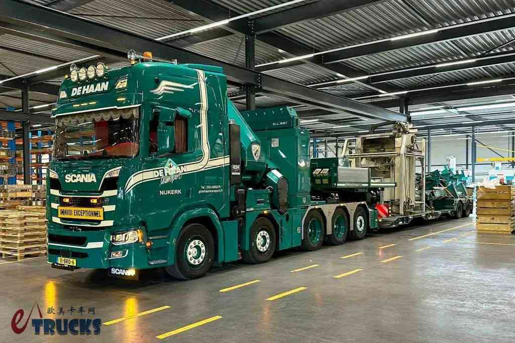 五轴10×4提升桥底盘,还能秒变牵引车,斯堪尼亚R540随车吊实拍 - 第5张 - 提加商用车网 五轴10×4提升桥底盘,还能秒变牵引车,斯堪尼亚R540随车吊实拍 - 第5张