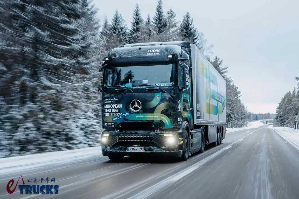 能耗提升25%,风阻滚阻成续航杀手!奔驰eActros 600电动重卡冬季测试结果出炉 - 第6张 - 提加商用车网 能耗提升25%,风阻滚阻成续航杀手!奔驰eActros 600电动重卡冬季测试结果出炉 - 第6张