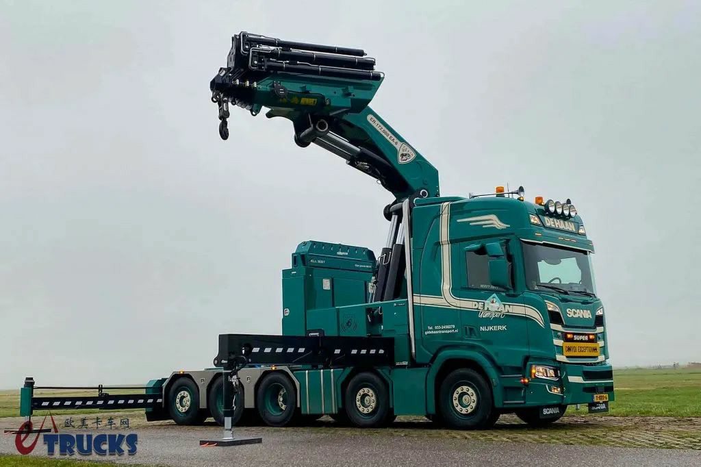 五轴10×4提升桥底盘,还能秒变牵引车,斯堪尼亚R540随车吊实拍 - 第7张 - 提加商用车网 五轴10×4提升桥底盘,还能秒变牵引车,斯堪尼亚R540随车吊实拍 - 第7张