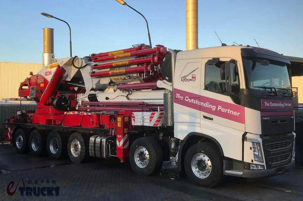 六轴12×4底盘，搭载375吨·米起重机，沃尔沃FH六轴吊车实拍 - 第7张