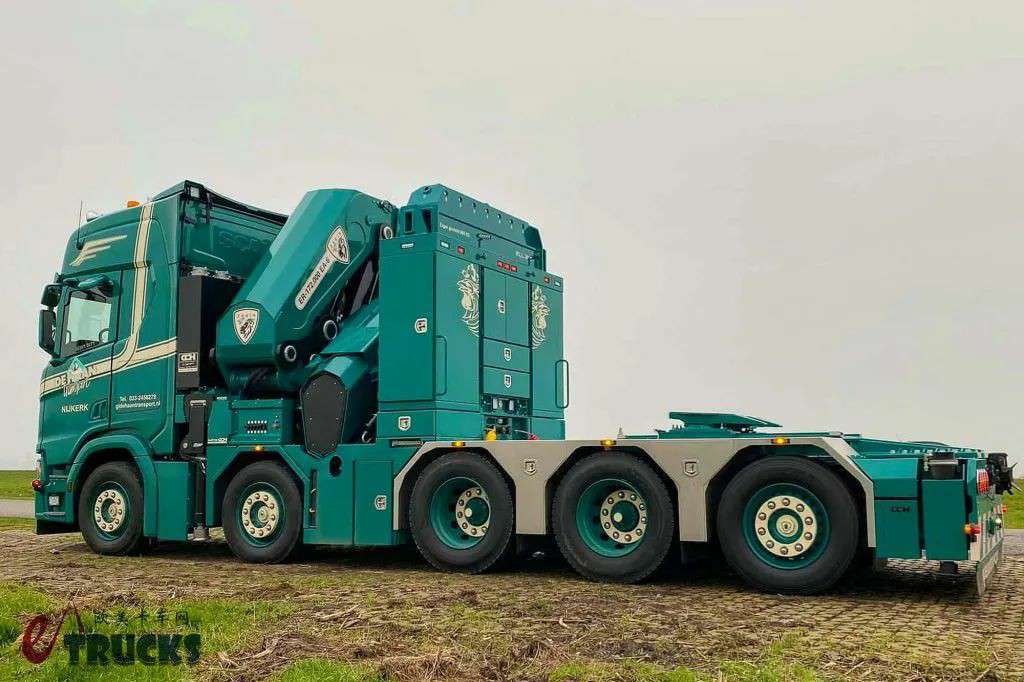 五轴10×4提升桥底盘,还能秒变牵引车,斯堪尼亚R540随车吊实拍 - 第9张 - 提加商用车网 五轴10×4提升桥底盘,还能秒变牵引车,斯堪尼亚R540随车吊实拍 - 第9张