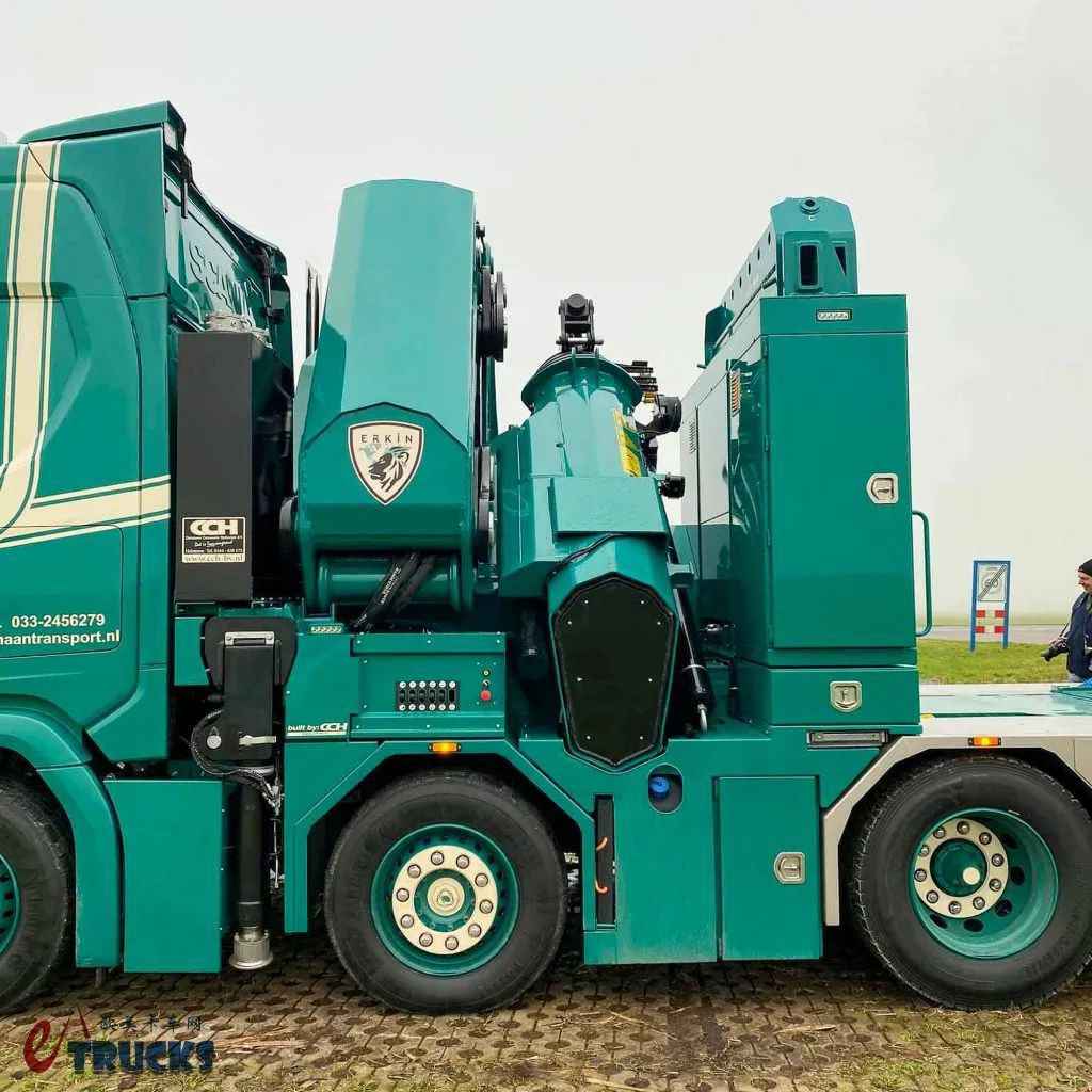 五轴10×4提升桥底盘,还能秒变牵引车,斯堪尼亚R540随车吊实拍 - 第10张 - 提加商用车网 五轴10×4提升桥底盘,还能秒变牵引车,斯堪尼亚R540随车吊实拍 - 第10张