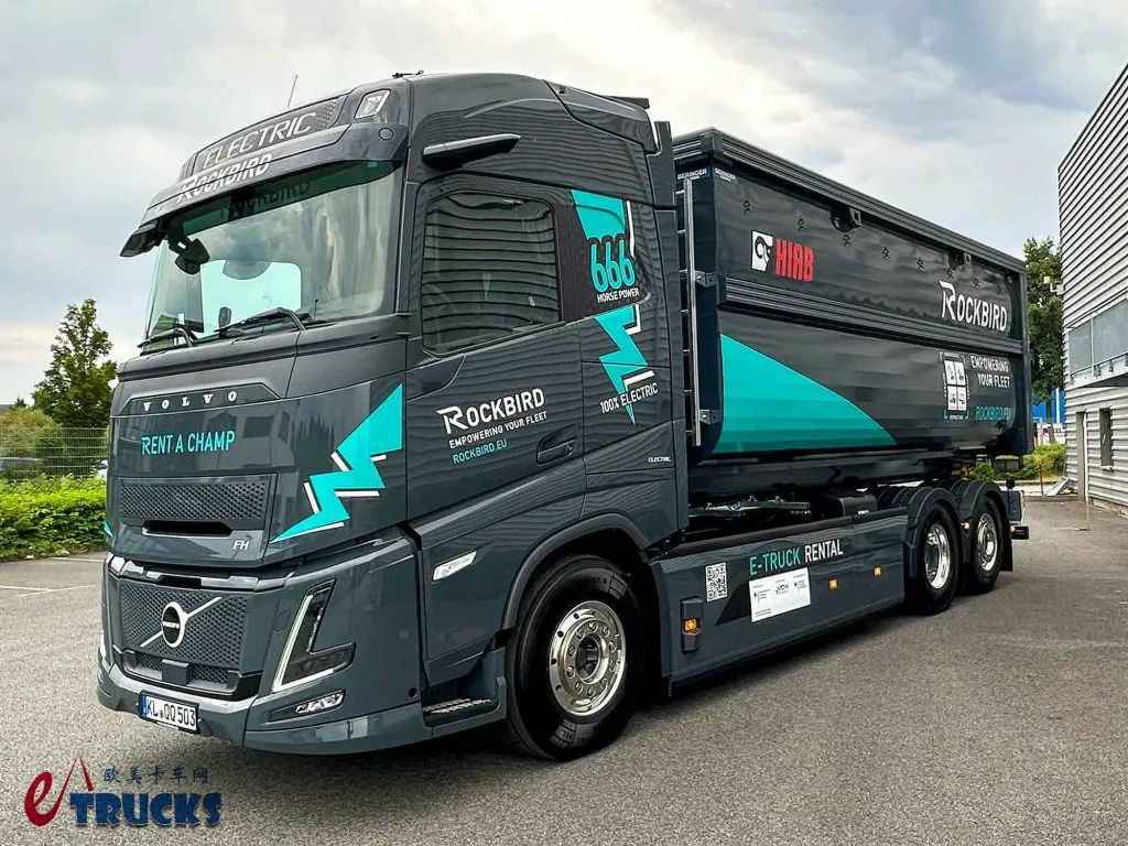 低风阻车身+零排放电驱动,最大马力666匹?沃尔沃FH Aero Electric纯电动拉臂钩自卸车实拍 - 第10张 - 提加商用车网 低风阻车身+零排放电驱动,最大马力666匹?沃尔沃FH Aero Electric纯电动拉臂钩自卸车实拍 - 第10张