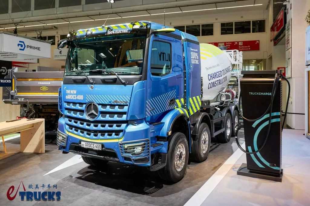 主打高可靠性，奔驰eArocs 400纯电动工程车来袭，实拍带你看看实力几何 - 第2张