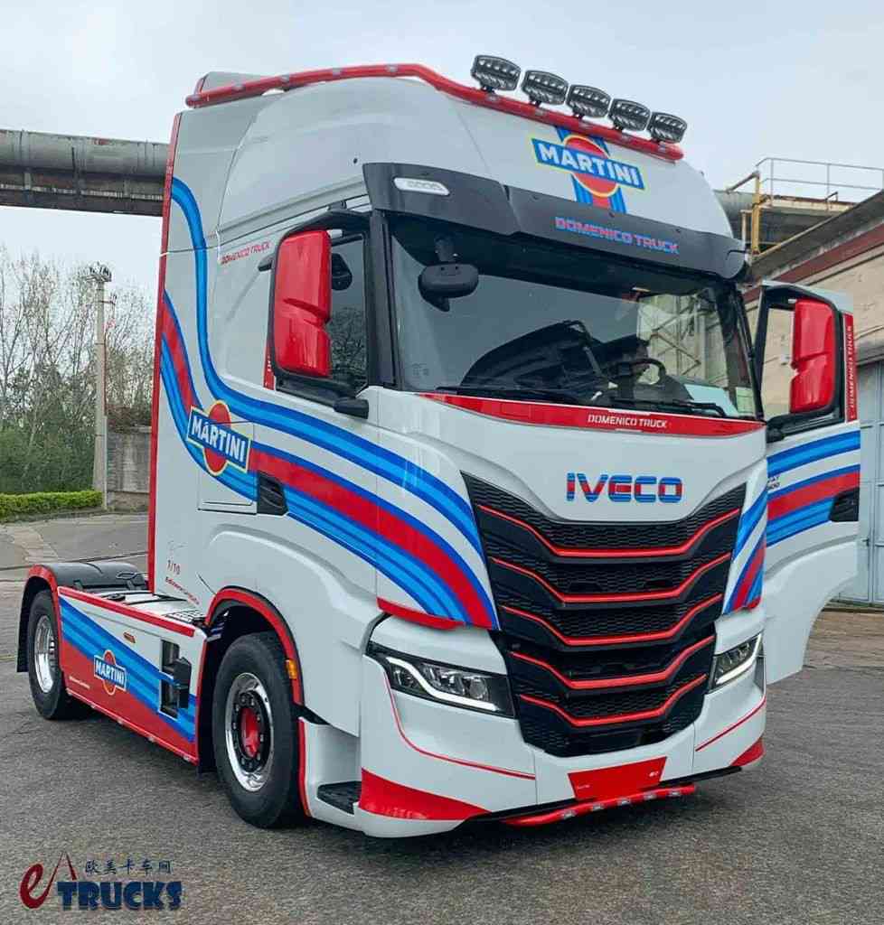身披MARTINI经典涂装,全球限量十台,依维柯S-Way特别版牵引车实拍 - 第12张 - 提加商用车网 身披MARTINI经典涂装,全球限量十台,依维柯S-Way特别版牵引车实拍 - 第12张