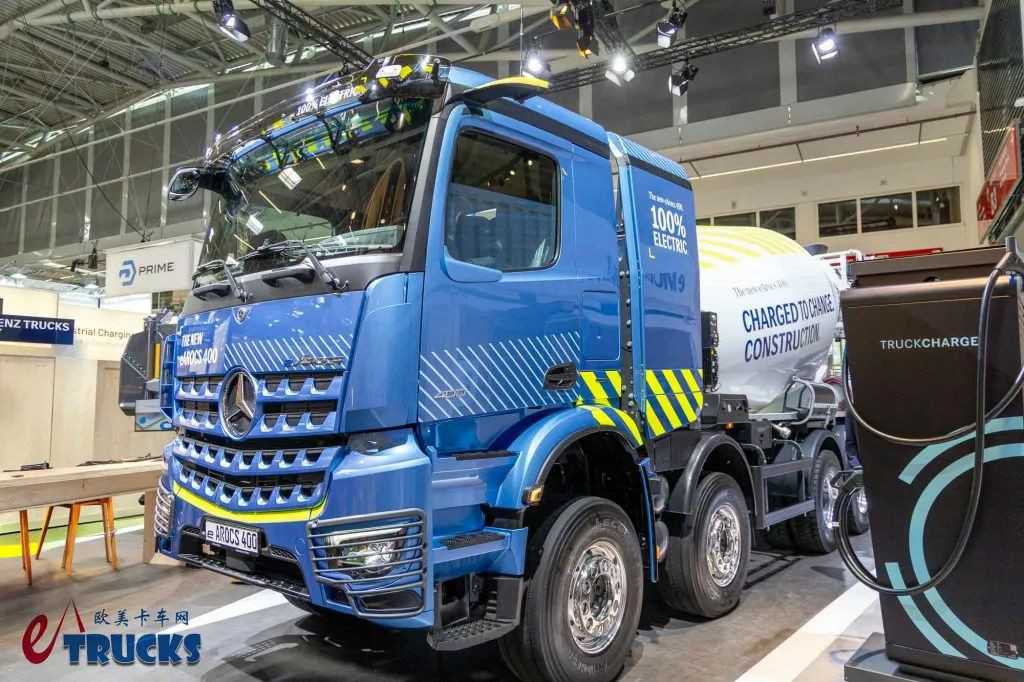 主打高可靠性，奔驰eArocs 400纯电动工程车来袭，实拍带你看看实力几何 - 第3张