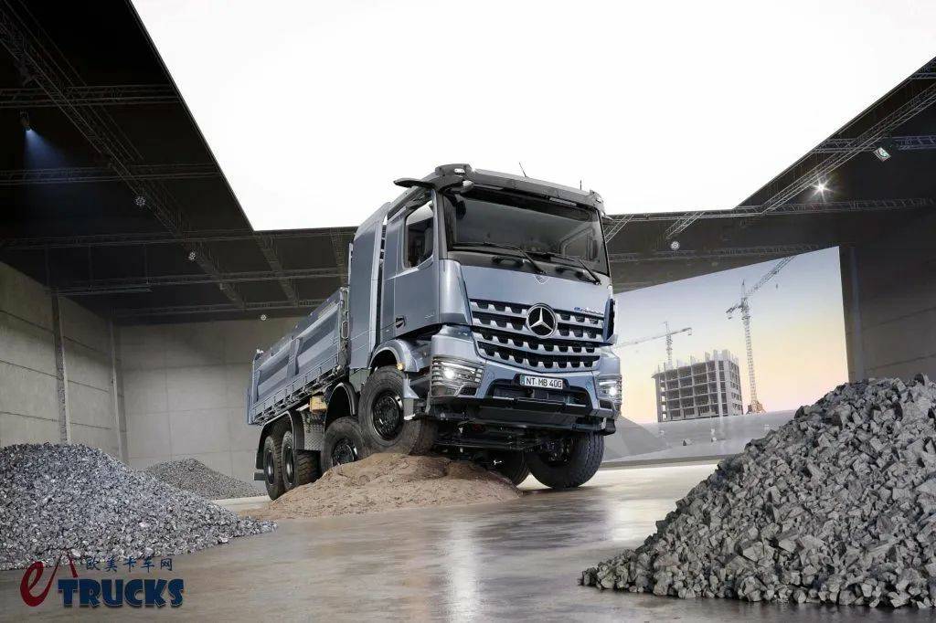 主打高可靠性，奔驰eArocs 400纯电动工程车来袭，实拍带你看看实力几何 - 第4张