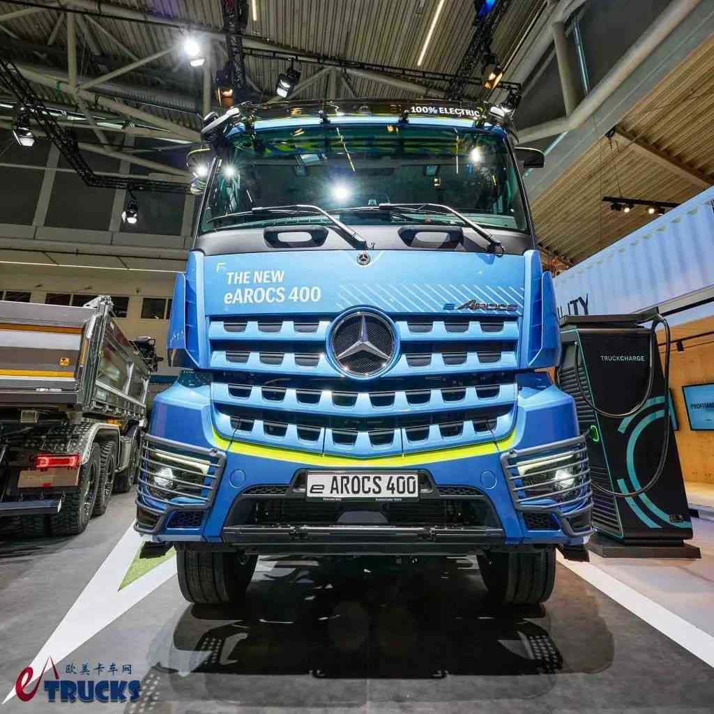 主打高可靠性，奔驰eArocs 400纯电动工程车来袭，实拍带你看看实力几何 - 第5张