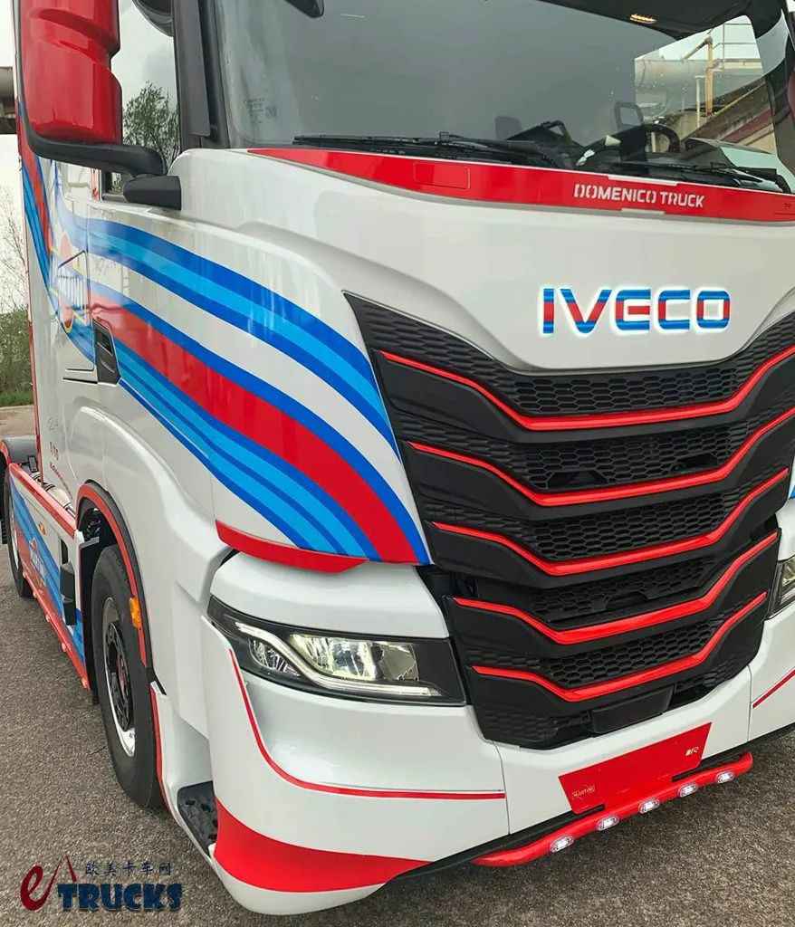 身披MARTINI经典涂装,全球限量十台,依维柯S-Way特别版牵引车实拍 - 第6张 - 提加商用车网 身披MARTINI经典涂装,全球限量十台,依维柯S-Way特别版牵引车实拍 - 第6张