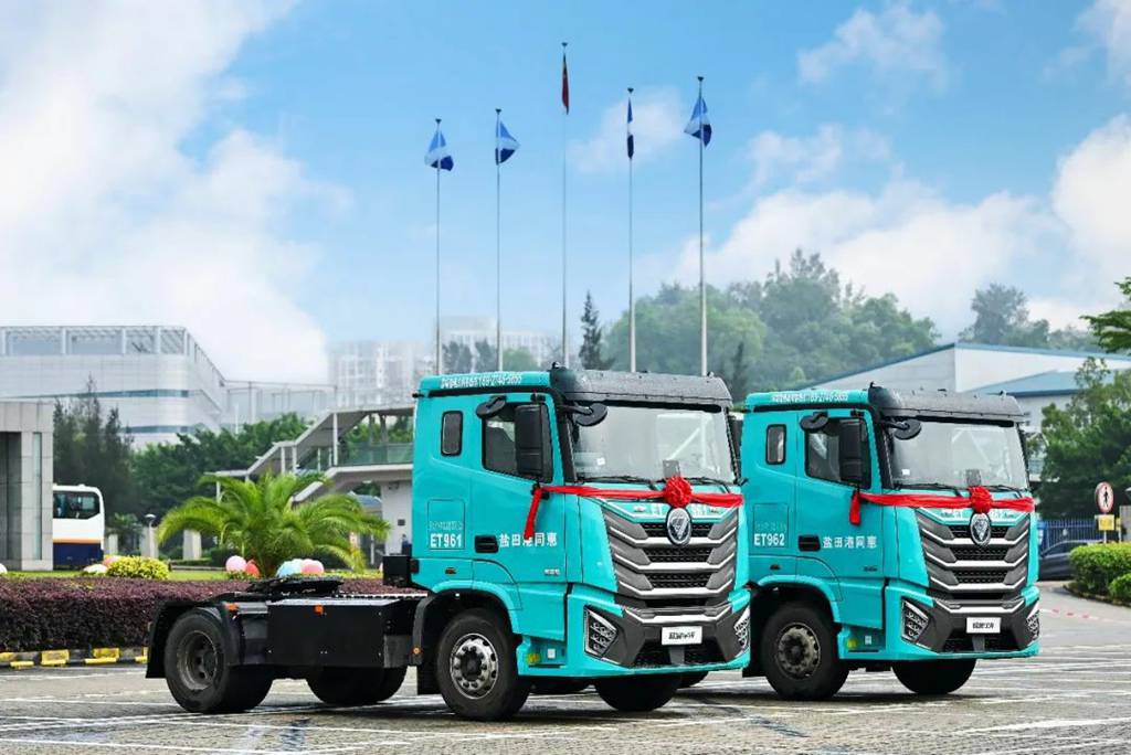 北汽福田欧曼新能源港口车交付 共建盐田港零碳示范标杆 - 第6张 - 提加商用车网 北汽福田欧曼新能源港口车交付 共建盐田港零碳示范标杆 - 第6张