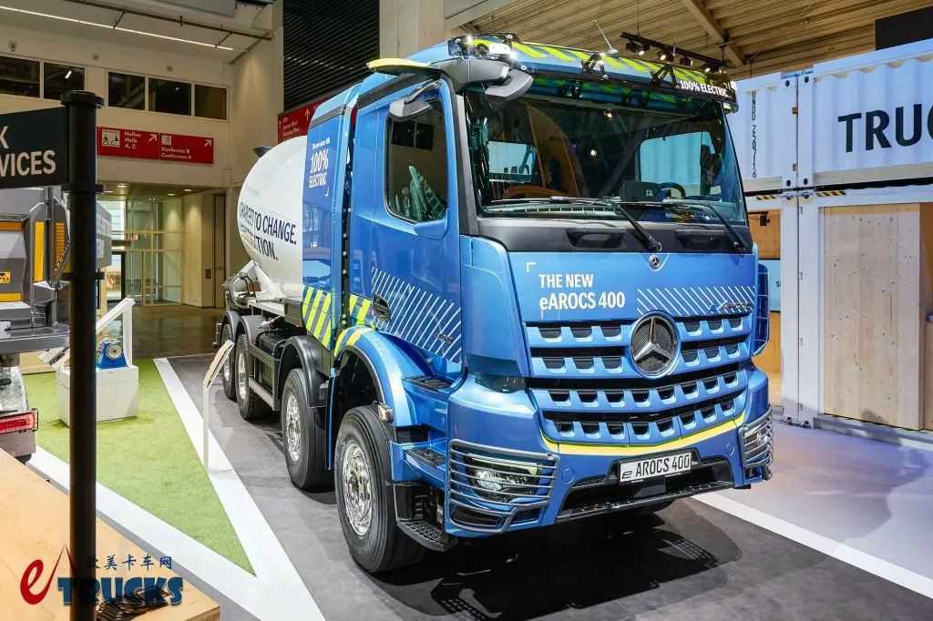 主打高可靠性，奔驰eArocs 400纯电动工程车来袭，实拍带你看看实力几何 - 第1张