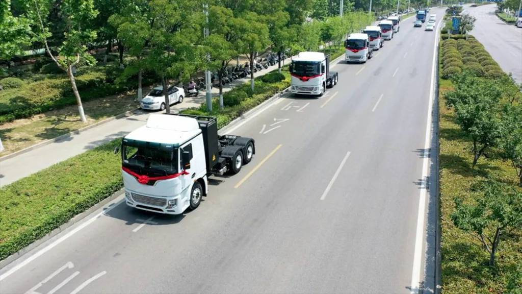 目的地:大西北!100台徐工新能源重卡满电启程 - 第5张 - 提加商用车网 目的地:大西北!100台徐工新能源重卡满电启程 - 第5张