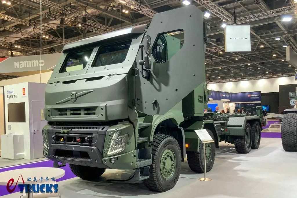 8×8驱动+防弹驾驶室,性能超强悍!实拍沃尔沃FMX军用越野重卡,和民用卡车有什么区别? - 第4张 - 提加商用车网 8×8驱动+防弹驾驶室,性能超强悍!实拍沃尔沃FMX军用越野重卡,和民用卡车有什么区别? - 第4张