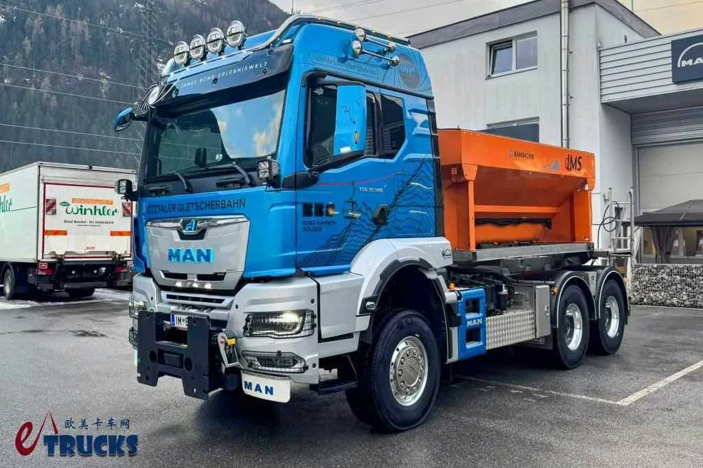 身披007涂装,6×6驱动+快换上装!这台曼恩TGS冬季维护卡车真特殊 - 第8张 - 提加商用车网 身披007涂装,6×6驱动+快换上装!这台曼恩TGS冬季维护卡车真特殊 - 第8张