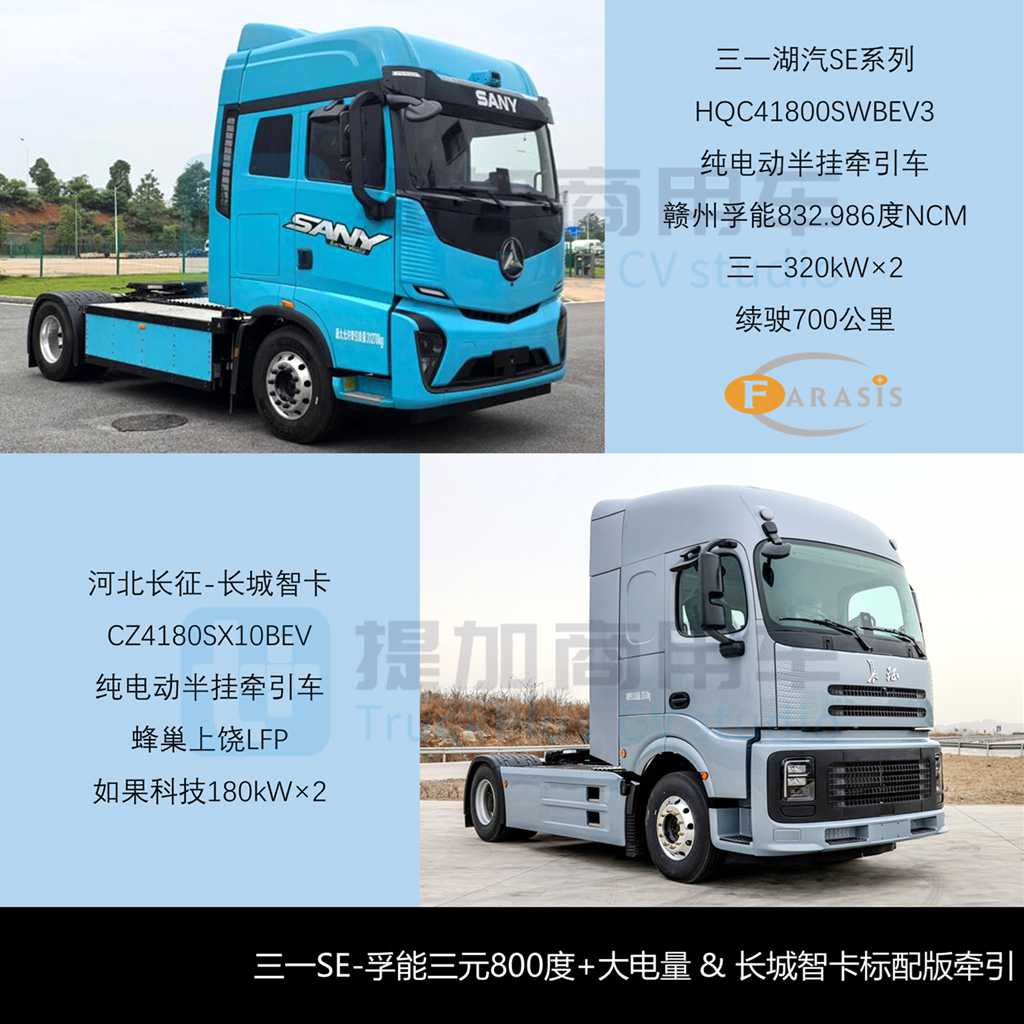 三一800度大电量牵引车不用后背电池?重汽成都全新豪沃V9和汕德卡太像了!工信部第396批N类重型货车新品公示概述(下) - 第2张 - 提加商用车网 三一800度大电量牵引车不用后背电池?重汽成都全新豪沃V9和汕德卡太像了!工信部第396批N类重型货车新品公示概述(下) - 第2张