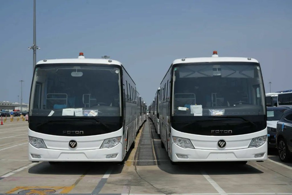 北汽福田60台CNG客车驶入卡塔尔，助力当地公共交通绿色转型 - 第2张