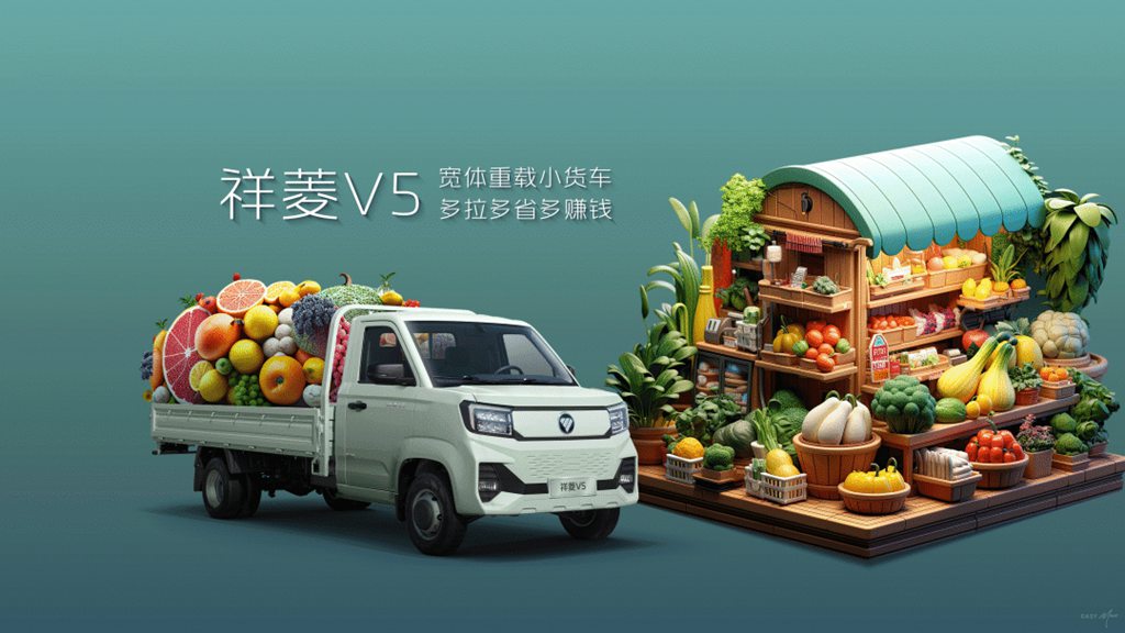 全面新能源化|宽体能装,重载无忧!祥菱V5纯电版以全能实力定义微卡价值新高度 - 第1张 - 提加商用车网 全面新能源化|宽体能装,重载无忧!祥菱V5纯电版以全能实力定义微卡价值新高度 - 第1张