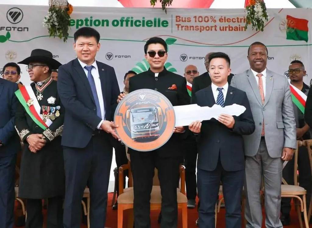 北汽福田312台客车成功交付马达加斯加 - 第1张