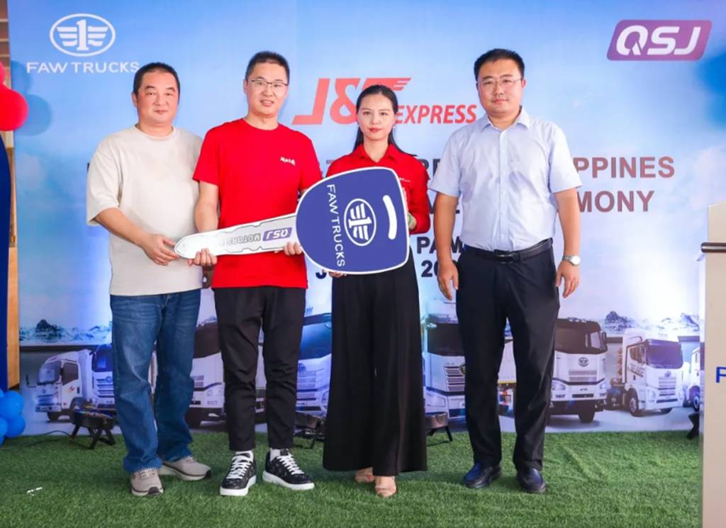 一汽解放成功交付36台菲律宾J&T EXPRESS物流用车 - 第2张 - 提加商用车网 一汽解放成功交付36台菲律宾J&T EXPRESS物流用车 - 第2张