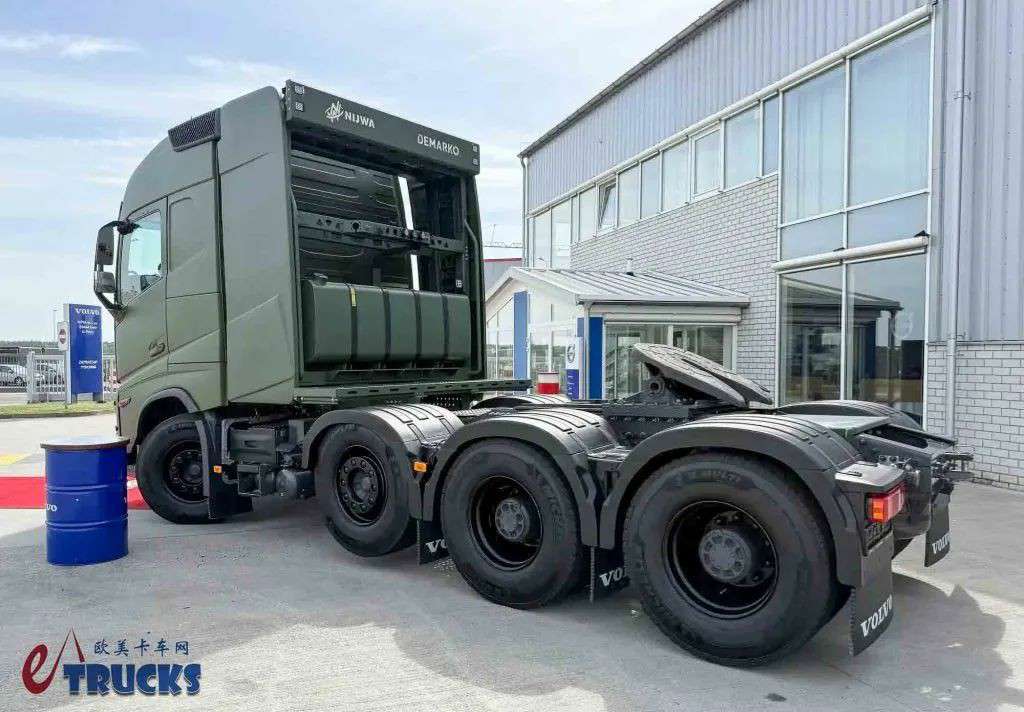 650匹马力的“民转军”卡车?战斗力235吨,沃尔沃FH 16军用大件牵引车实拍 - 第6张 - 提加商用车网 650匹马力的“民转军”卡车?战斗力235吨,沃尔沃FH 16军用大件牵引车实拍 - 第6张