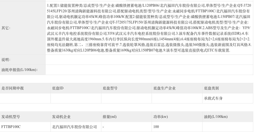祥菱U7申报曝光!颜值不俗、空间是亮点,纯电商用VAN市场要来新“鲶鱼”? - 第3张 - 提加商用车网 祥菱U7申报曝光!颜值不俗、空间是亮点,纯电商用VAN市场要来新“鲶鱼”? - 第3张