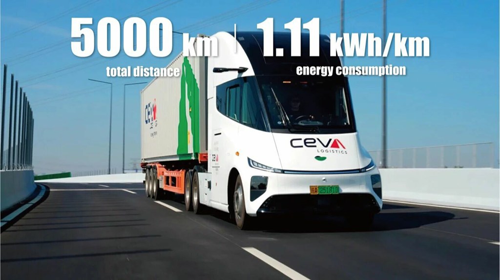 CEVA Logistics与苇渡Windrose合作开创纪录,纯电重卡成功完成5000公里超长距运输 - 第2张 - 提加商用车网 CEVA Logistics与苇渡Windrose合作开创纪录,纯电重卡成功完成5000公里超长距运输 - 第2张