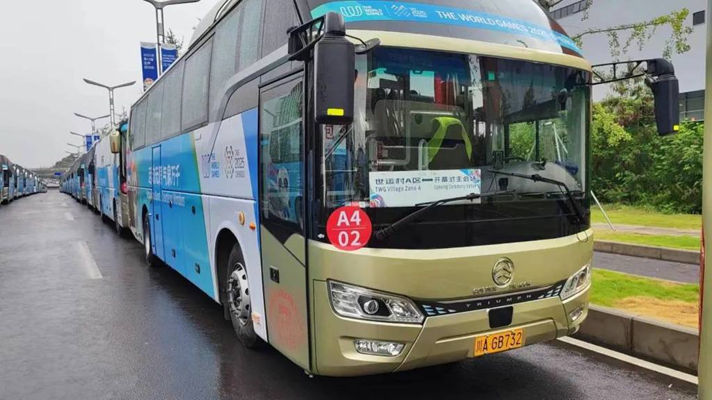 130辆金旅客车服务2025成都世运会 - 第1张 - 提加商用车网 130辆金旅客车服务2025成都世运会 - 第1张
