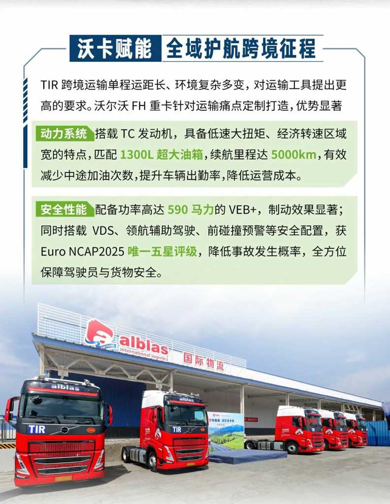 沃尔沃重卡交付新疆艾尔布勒斯 共筑TIR跨境运输新标杆 - 第5张