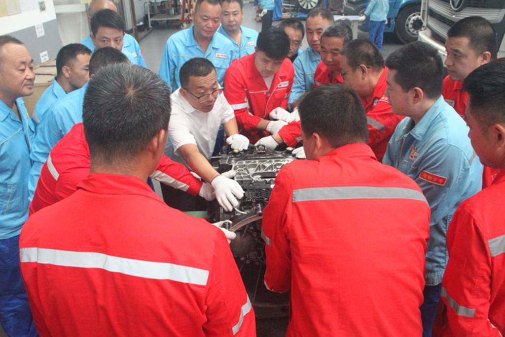 匠心服务淬炼过硬技能，欧曼助力昆仑物流整车维修能力提升 - 第5张