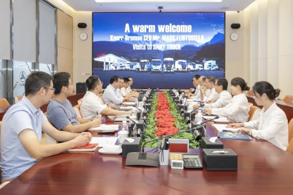 克诺尔集团首席执行官到访三一重卡，共探全球新能源商用车合作新未来 - 第1张