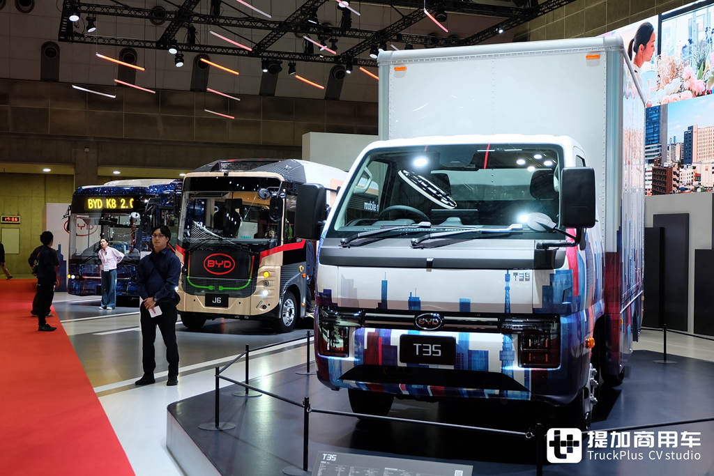 T35纯电动小卡全球首发,J6生活巴士抢眼,比亚迪商用车闪耀亮相日本移动出行展 - 第1张 - 提加商用车网 T35纯电动小卡全球首发,J6生活巴士抢眼,比亚迪商用车闪耀亮相日本移动出行展 - 第1张