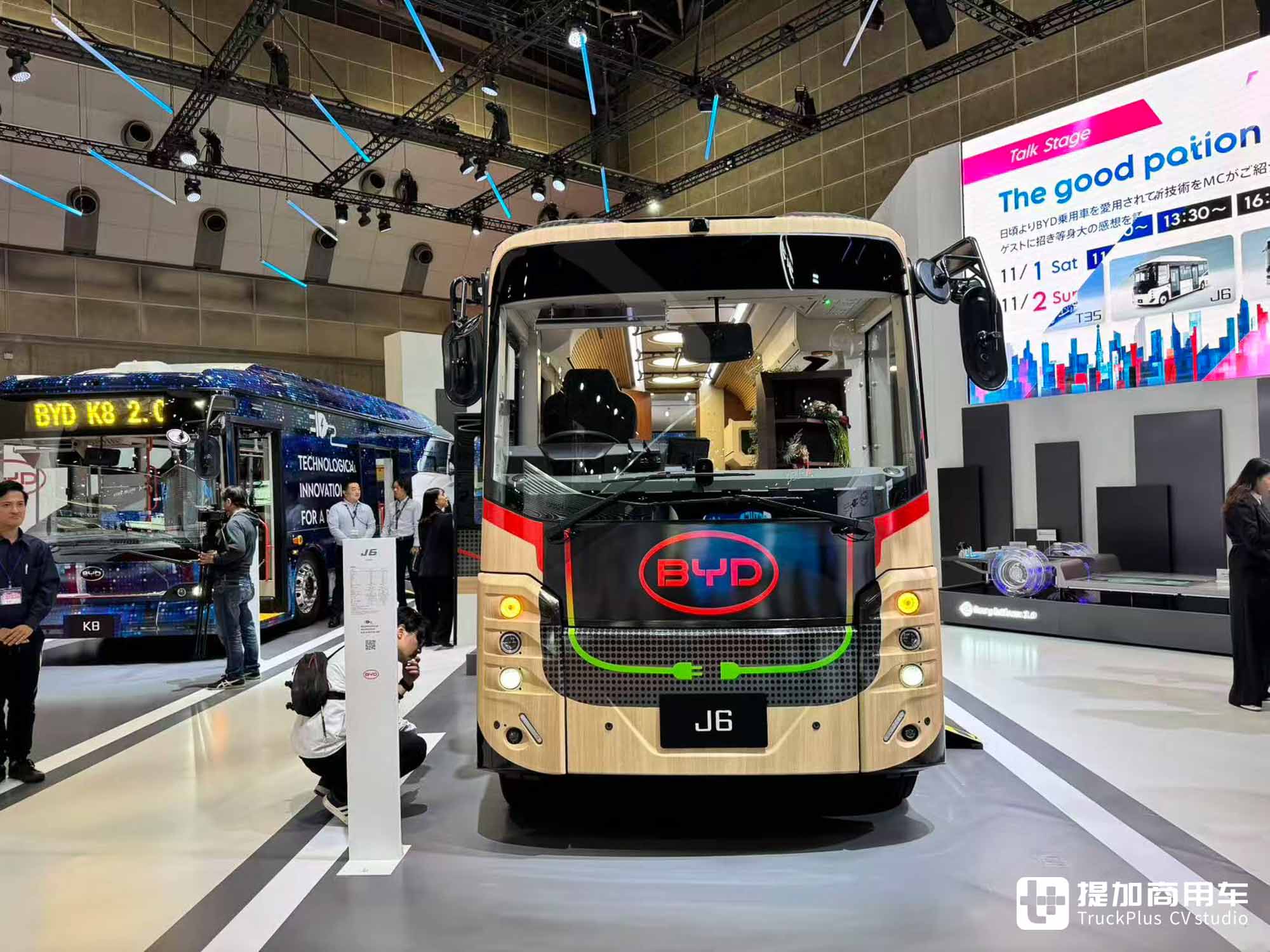 T35纯电动小卡全球首发，J6生活巴士抢眼，比亚迪商用车闪耀亮相日本移动出行展 - 第10张