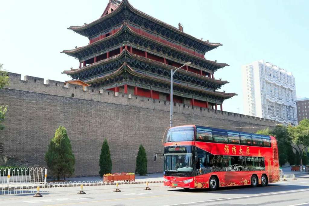 龙城观光新体验 安凯E12S双层巴士焕新太原城市名片 - 第1张 - 提加商用车网 龙城观光新体验 安凯E12S双层巴士焕新太原城市名片 - 第1张